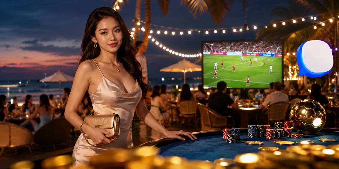 Người hâm mộ xem tỷ lệ kèo bóng đá và cá cược trên bãi biển Phú Quốc